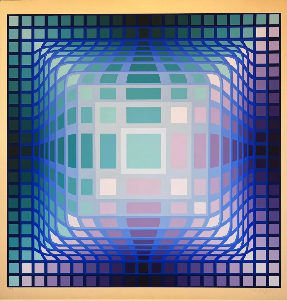 Screenprint Vasarely - Koska-Pint 