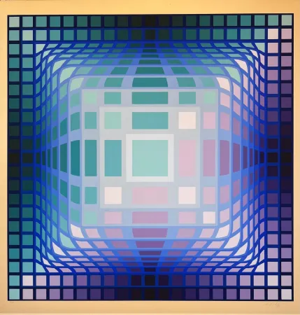 Screenprint Vasarely - Koska-Pint 