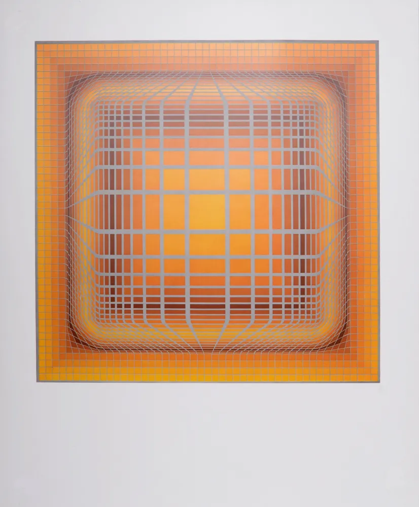 Lithograph Vasarely - Koska-Vall, 1974 