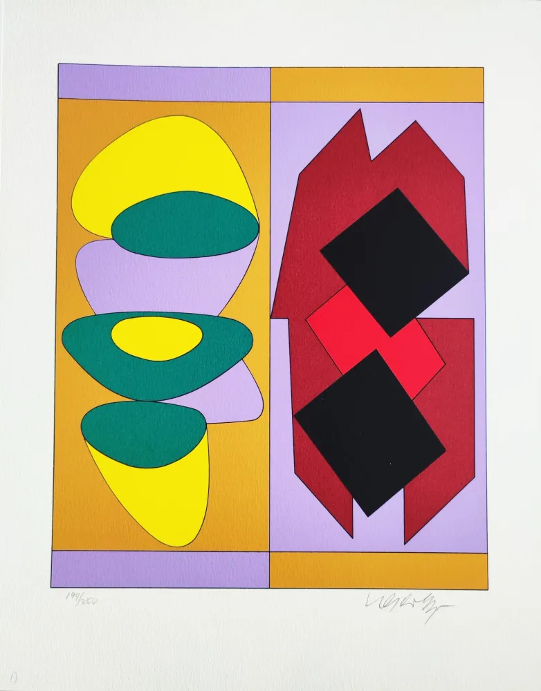 Screenprint Vasarely - Kris Bille