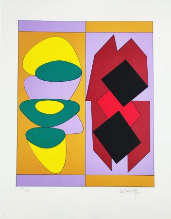Screenprint Vasarely - Kris Bille