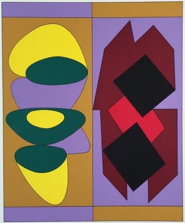 Screenprint Vasarely - Kris Bille, from Ion Album