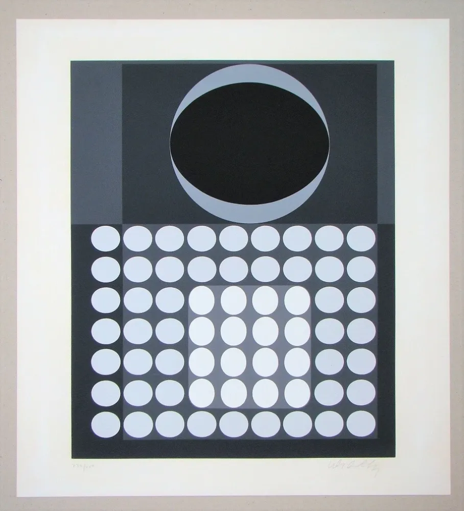 Screenprint Vasarely - Laika