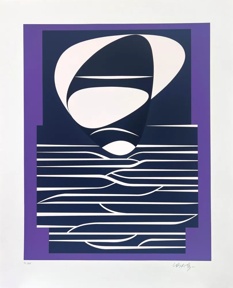 Screenprint Vasarely - Les années Cinquante 
