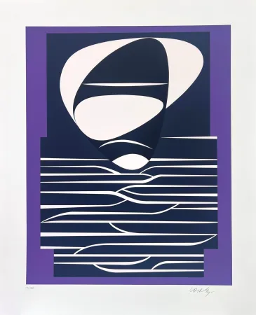 Screenprint Vasarely - Les années Cinquante 