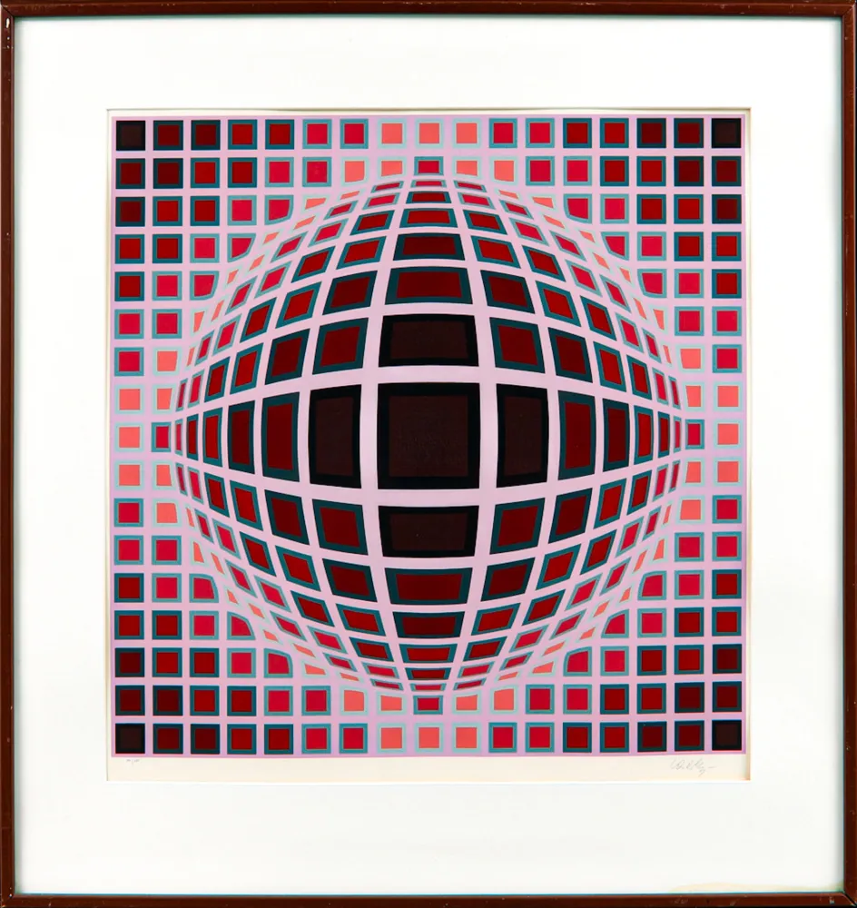 Screenprint Vasarely - Louisiana I