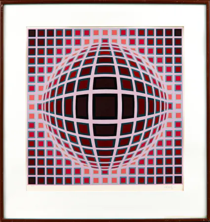 Screenprint Vasarely - Louisiana I
