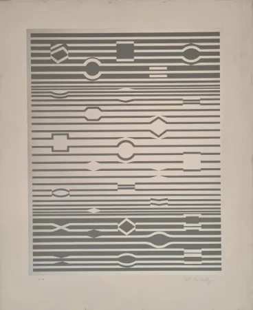 Screenprint Vasarely - Mar-Kab 