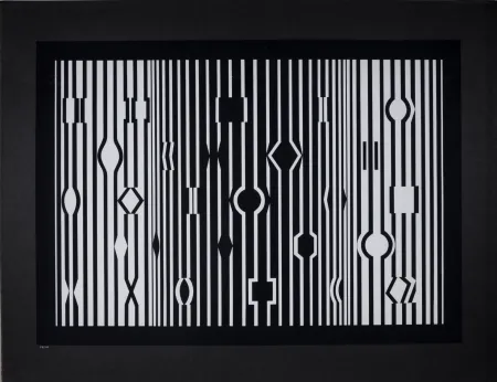 Screenprint Vasarely - Markab du portfolio Cinétique III, 1959