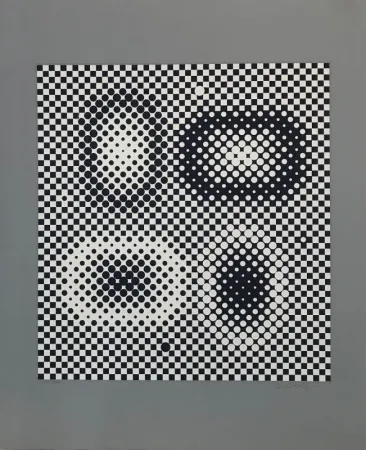 Screenprint Vasarely - Me-Ta 