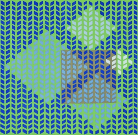 No Technical Vasarely - Metamorphose