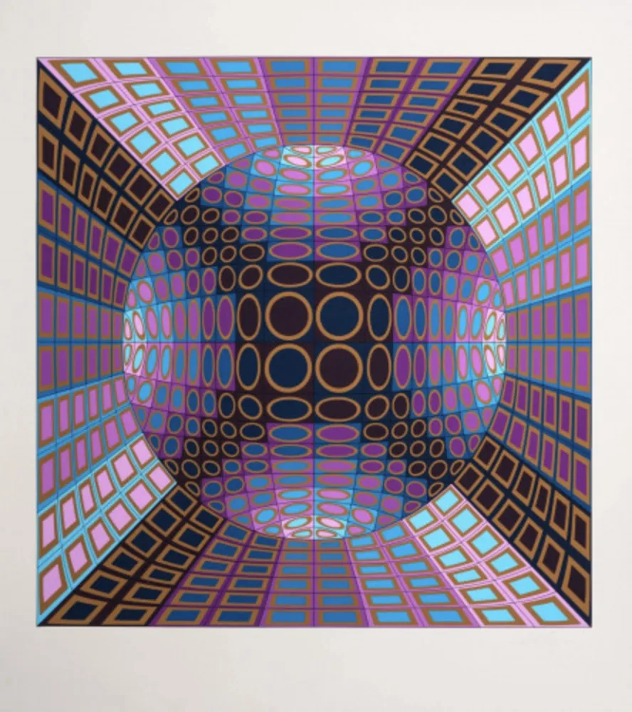 Multiple Vasarely - Niels Bohr