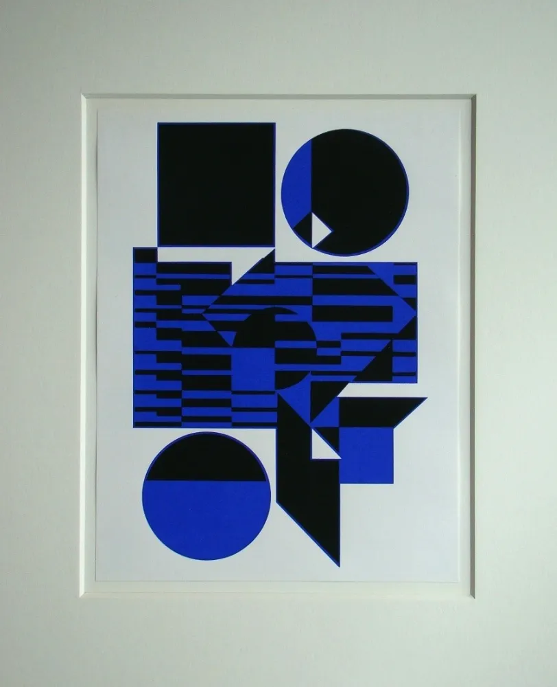 Screenprint Vasarely - OB
