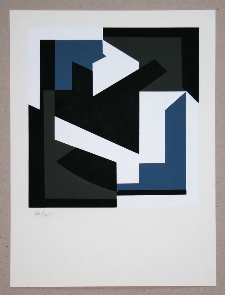 Screenprint Vasarely - Olbio II.
