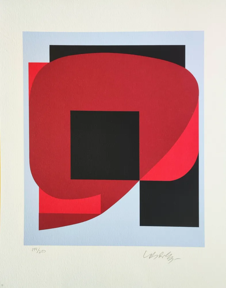 Screenprint Vasarely - Olla II