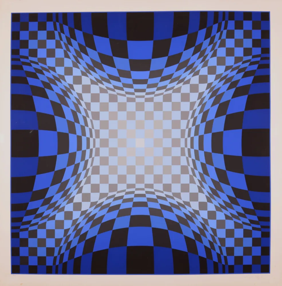Screenprint Vasarely - OND-LZ, 1974