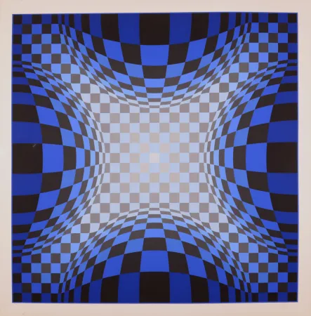 Screenprint Vasarely - OND-LZ, 1974
