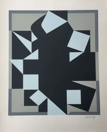 Screenprint Vasarely - Orgovan