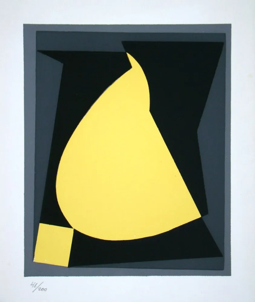 Screenprint Vasarely - Pamir II.