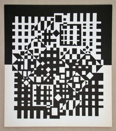 Screenprint Vasarely - Pilich I.- 1966