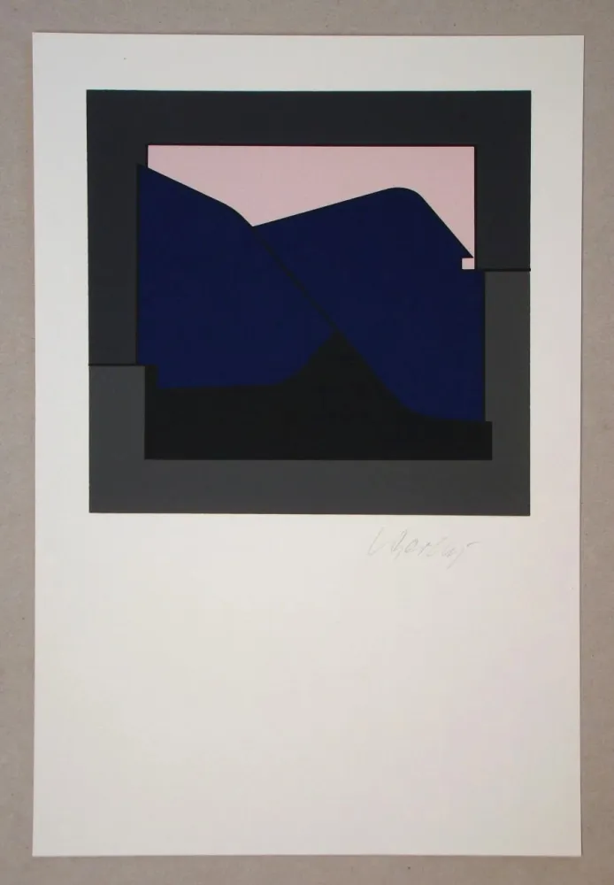 Screenprint Vasarely - Poprad