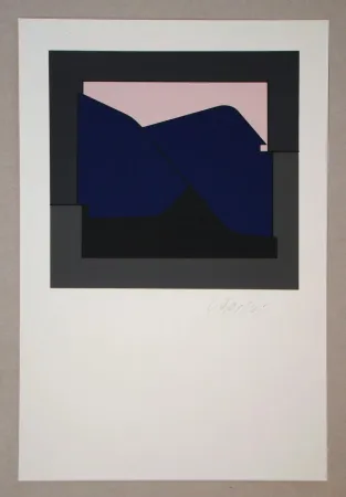 Screenprint Vasarely - Poprad