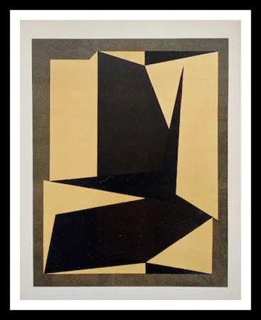 Lithograph Vasarely - PROJET POUR UNE TAPISSERIE