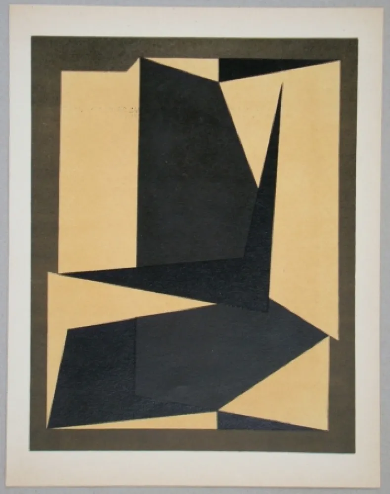 Lithograph Vasarely - Projet pour une tapisserie