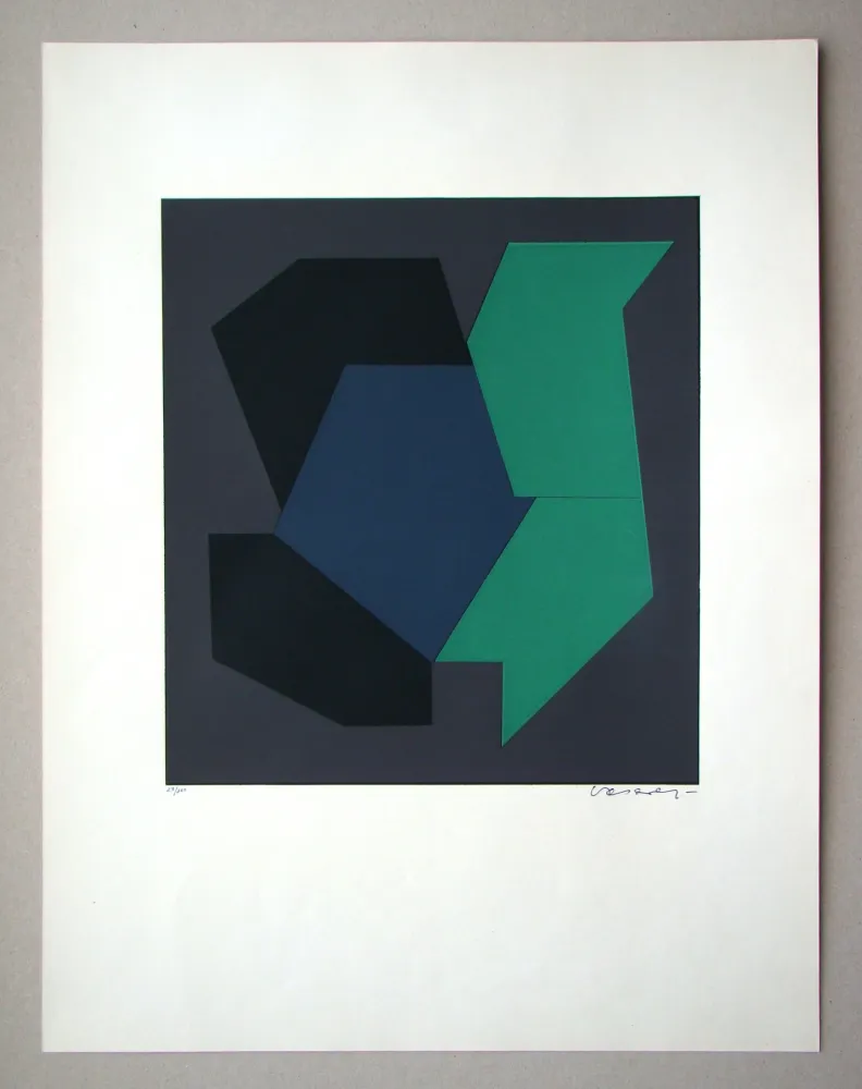 Screenprint Vasarely - Quami