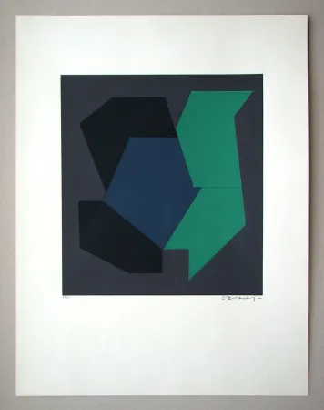 Screenprint Vasarely - Quami