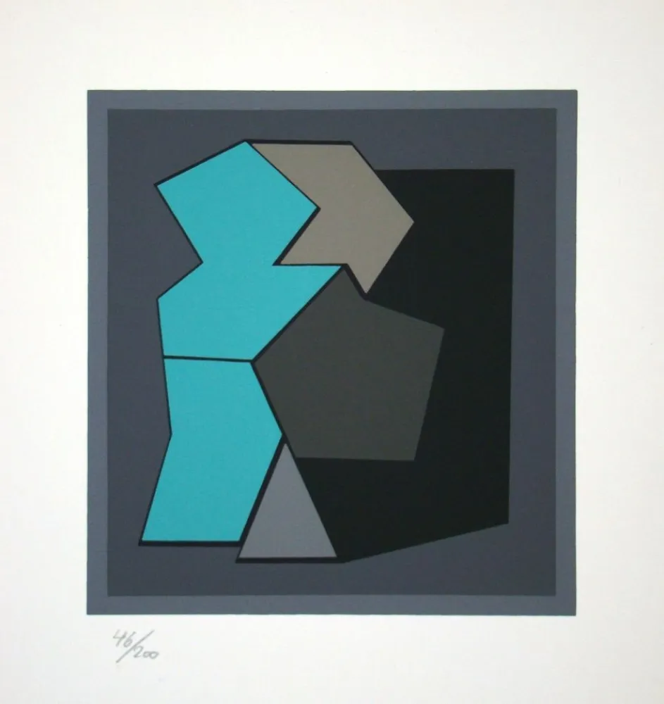 Screenprint Vasarely - Quami