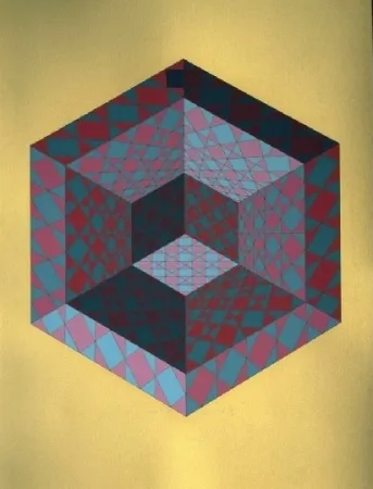 Screenprint Vasarely - SANCTON