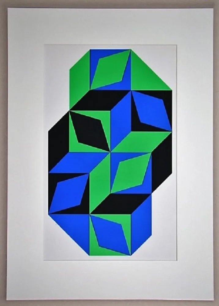 Screenprint Vasarely - Sans titre