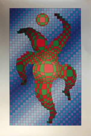 Screenprint Vasarely - Sans titre 