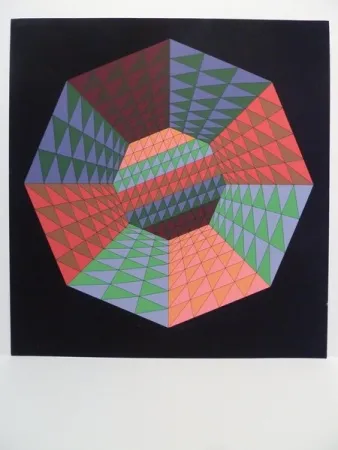 Screenprint Vasarely - Sérigraphie