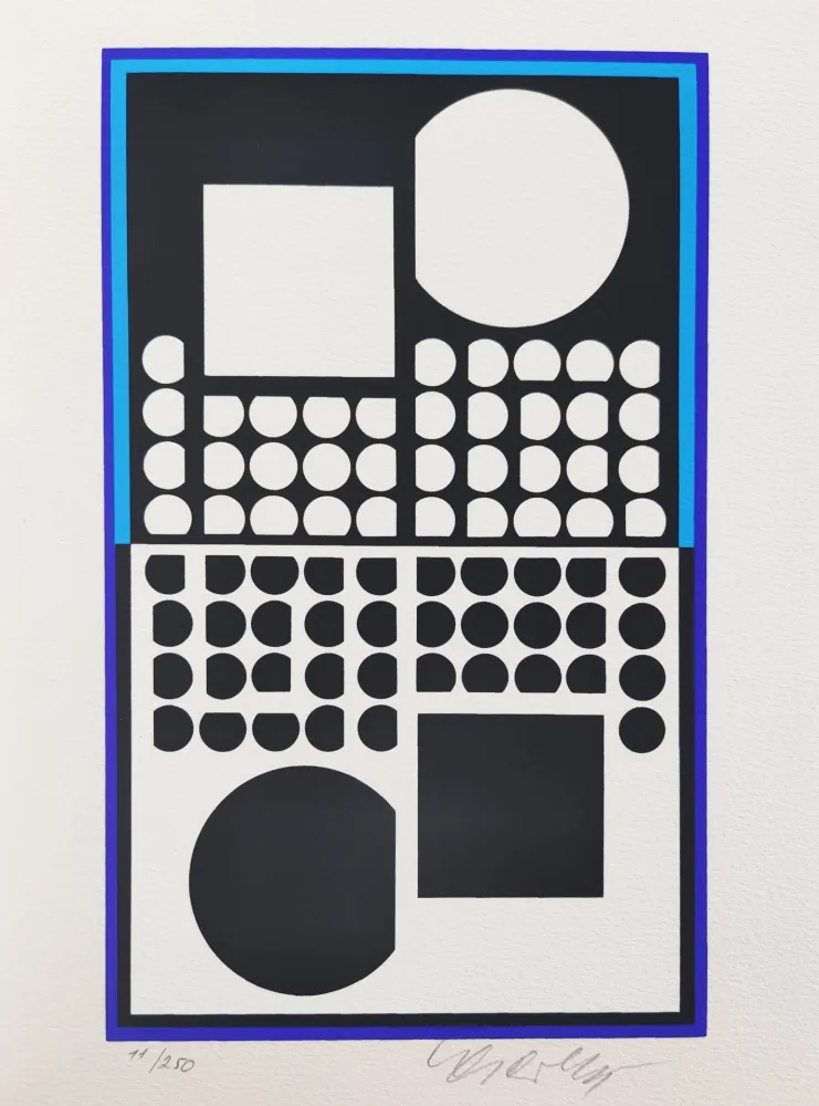 Screenprint Vasarely - Sicomar