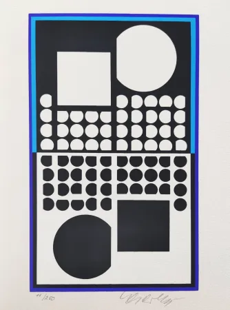 Screenprint Vasarely - Sicomar