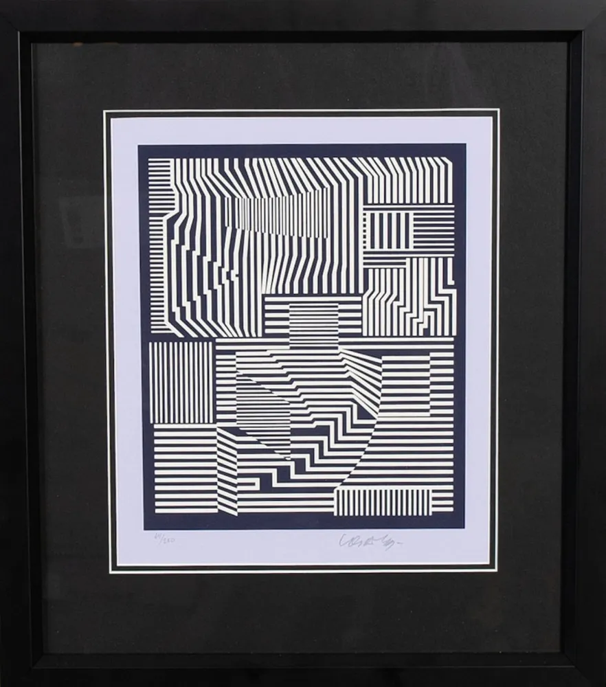 Screenprint Vasarely - Sin titulo I