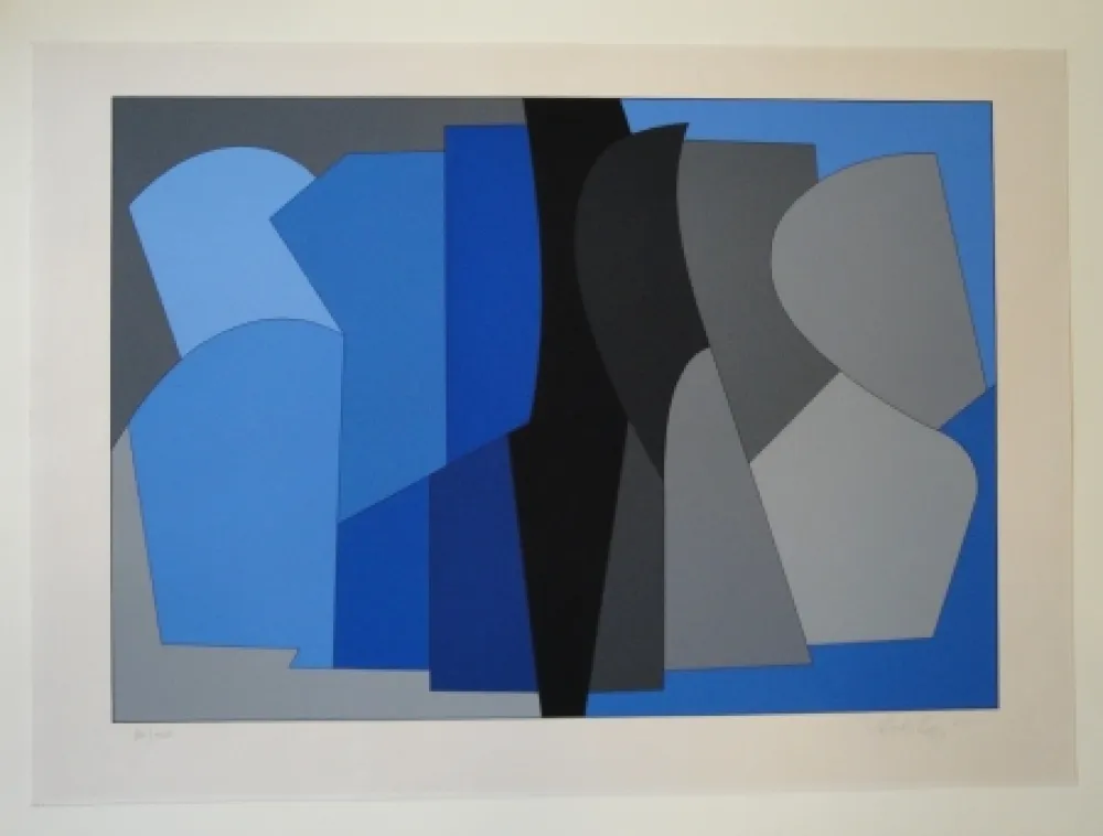 Screenprint Vasarely - Siris Kek