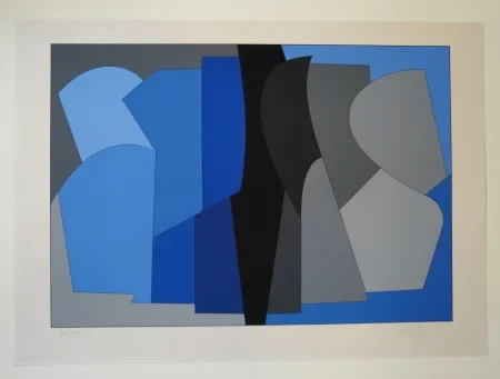 Screenprint Vasarely - Siris Kek