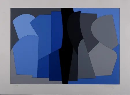 Screenprint Vasarely - Siris Kek