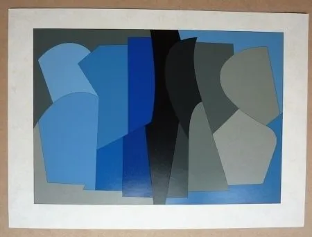 Screenprint Vasarely - Siris Kek