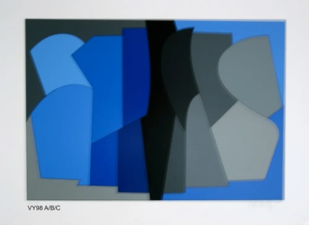 Screenprint Vasarely - Siris kek