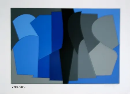 Screenprint Vasarely - Siris kek