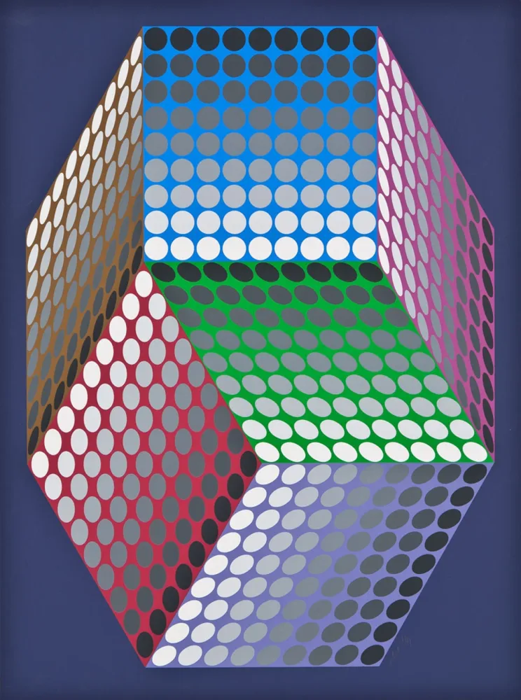 Screenprint Vasarely - TOGONNE