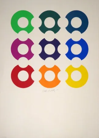Screenprint Vasarely - Untitled