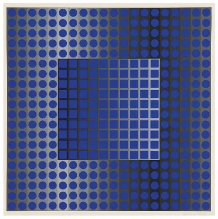 Screenprint Vasarely - Untitled
