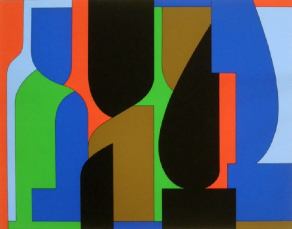 Screenprint Vasarely - Untitled