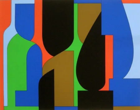 Screenprint Vasarely - Untitled
