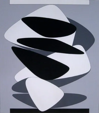 Screenprint Vasarely - Untitled